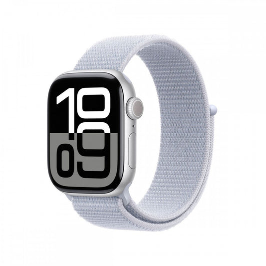 Watch S10 Cell 42mm Prateado Azul Loop