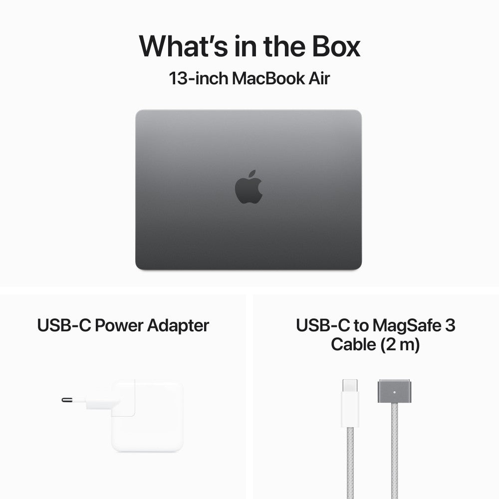 MacBook Air 13 M3 8c/10c 24GB 512GB Cinzento sideral